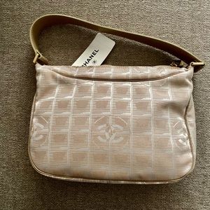 Chanel CC Logo Travel Line Beige Shoulder Bag Brand new, tags attached!